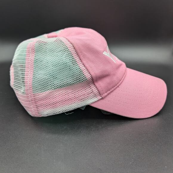 Yeti Coolers Hat Cap Womens Pink White Snapback Trucker Mesh Adjustable Country - Picture 2 of 8